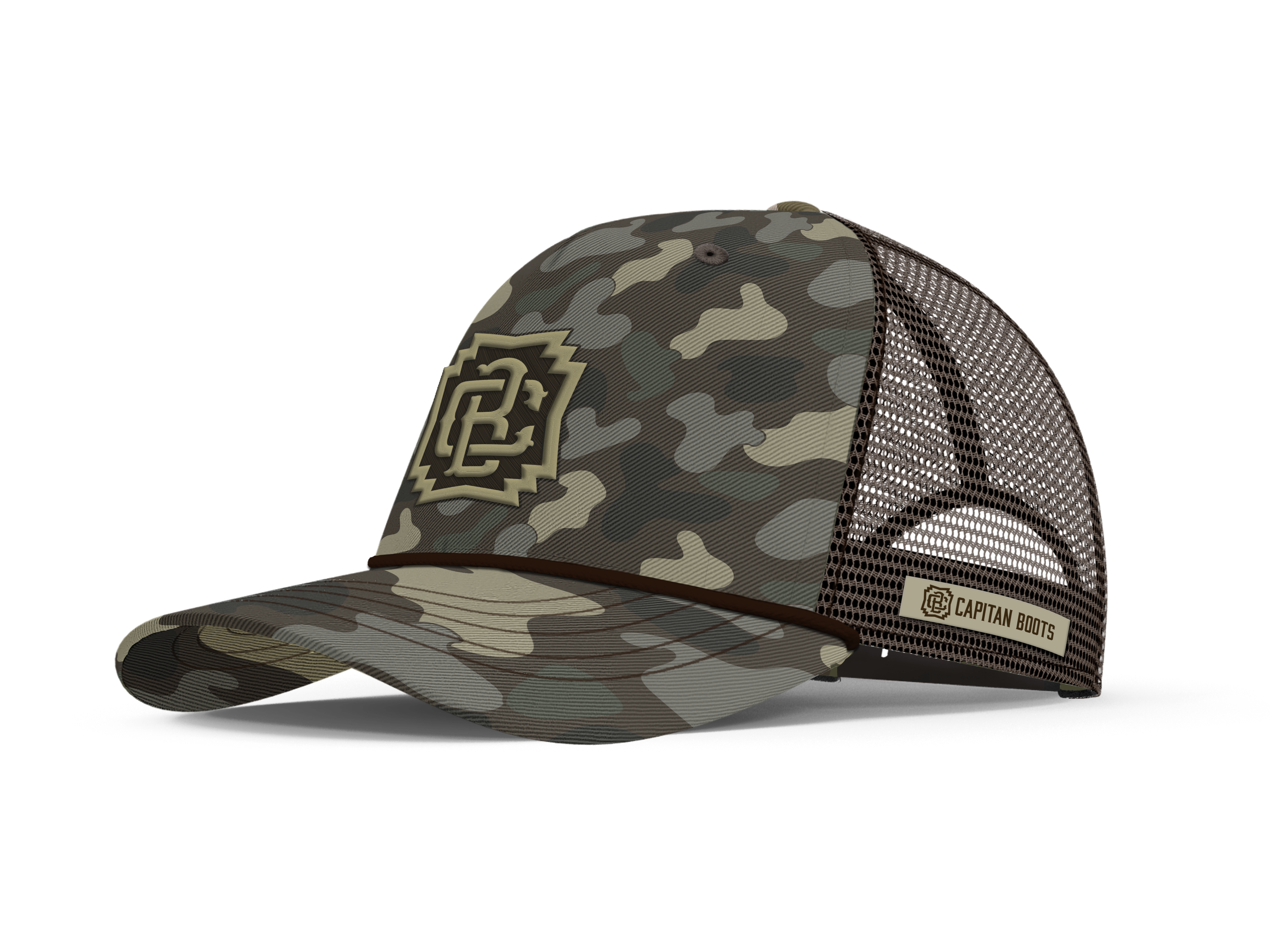 5-Panel Cap - Canyon Camo Cap - Capitan Boots