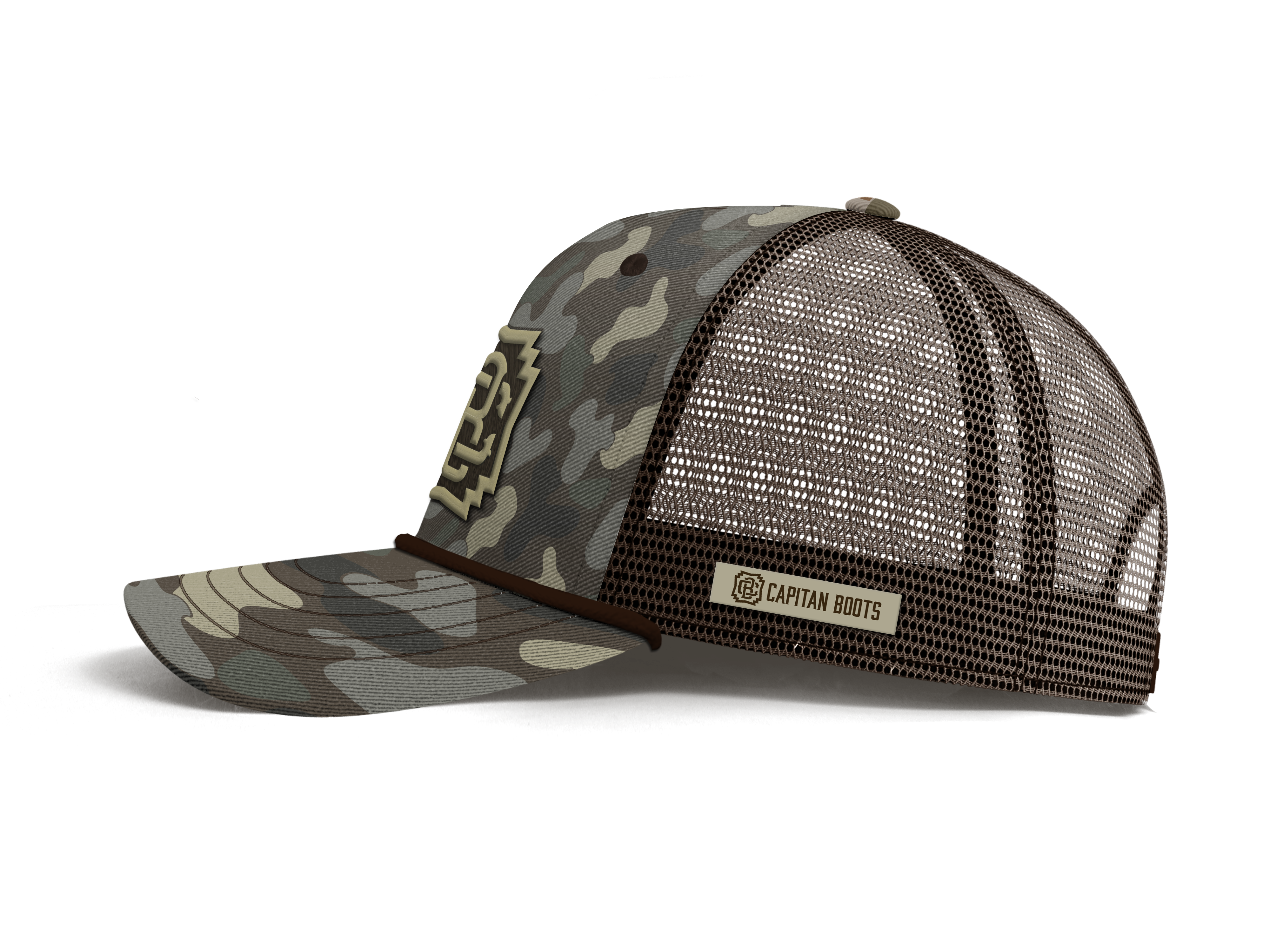 5-Panel Cap - Canyon Camo Cap - Capitan Boots