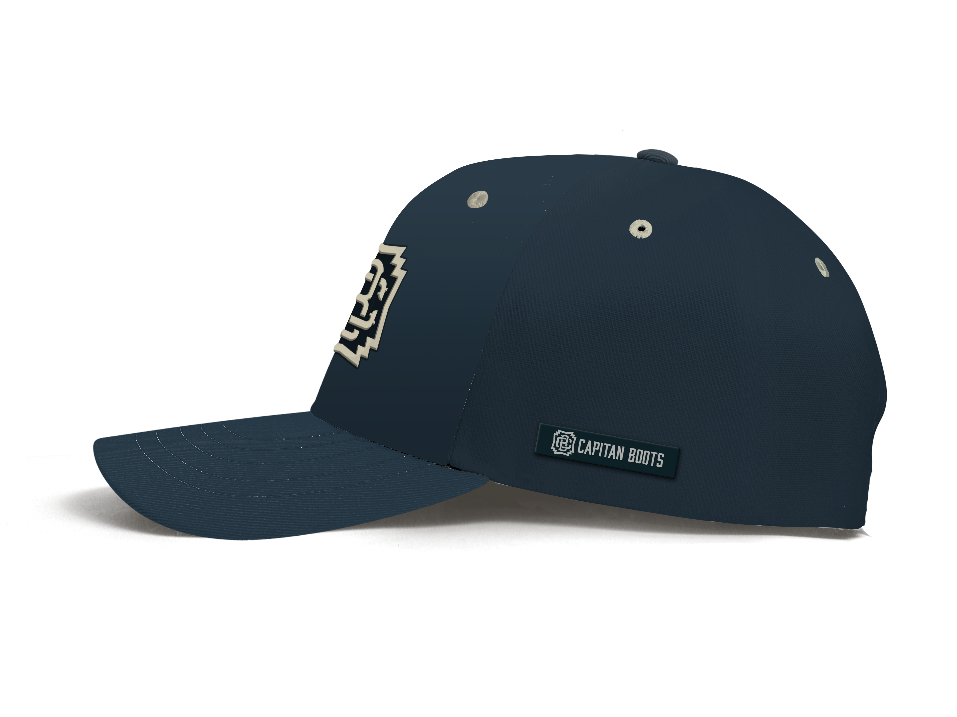 6-Panel Cap - Dark Teal Cap - Capitan Boots