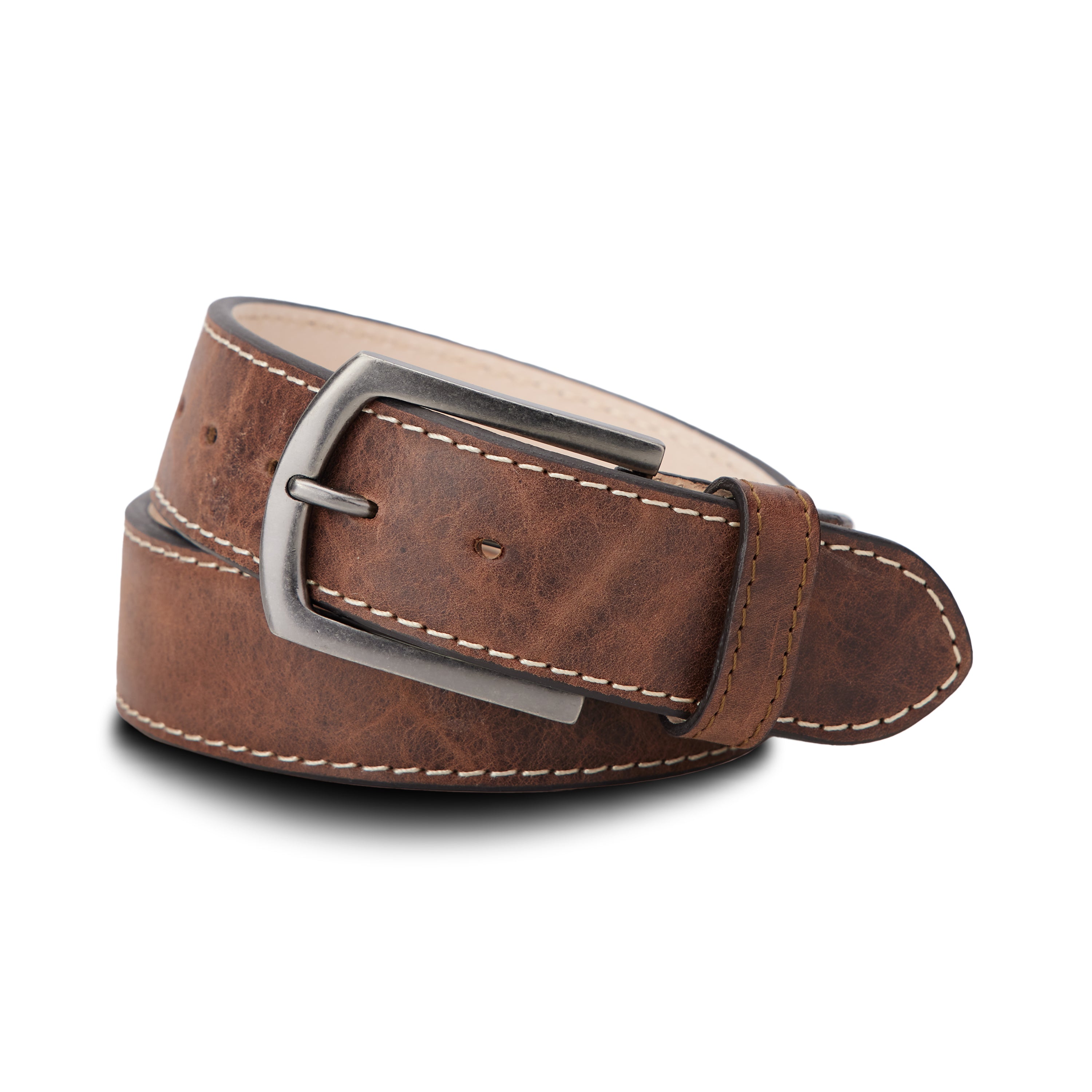 Capitan Men's Belt (Brown)  - Capitan Boots