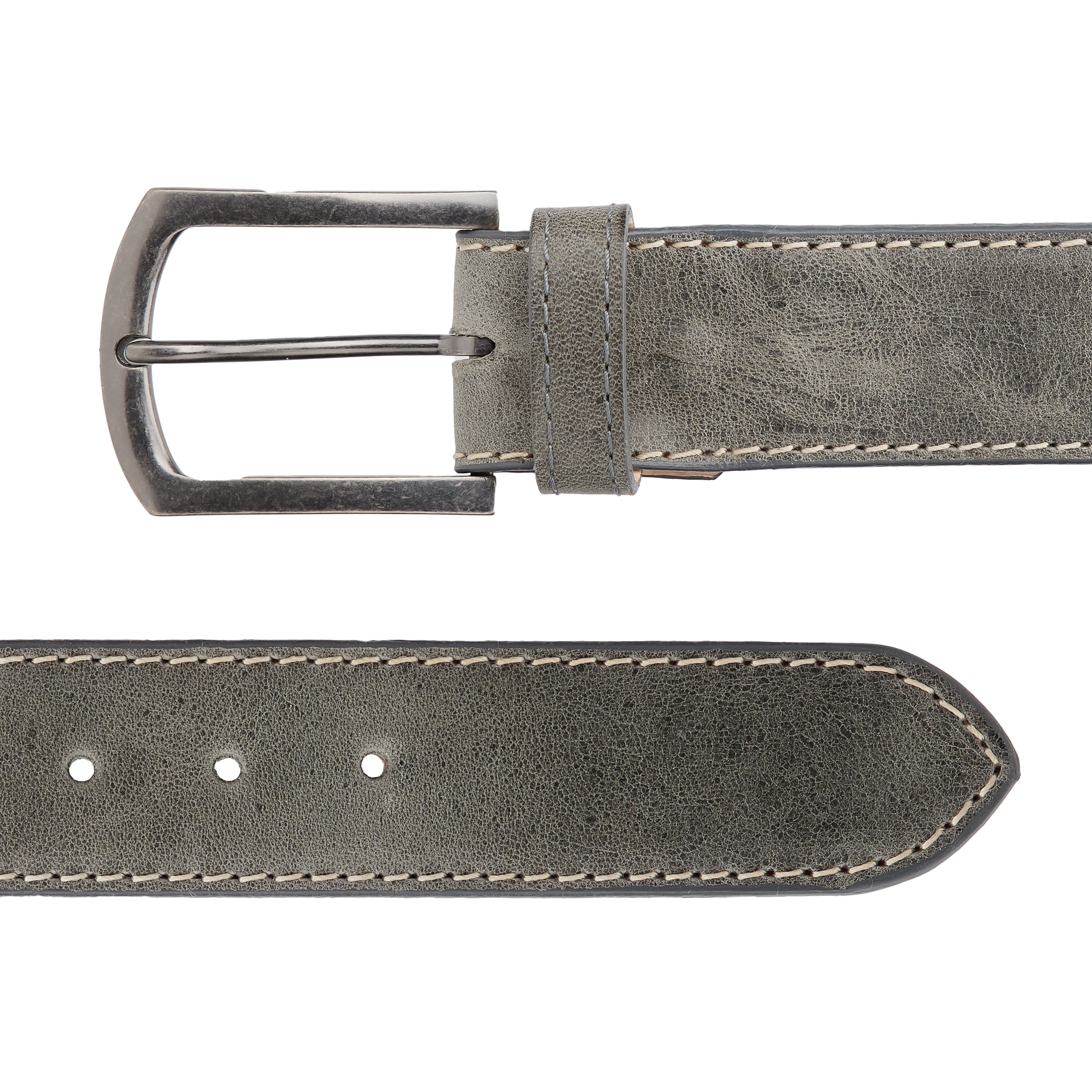 Capitan Men's Belt (Grey)  - Capitan Boots