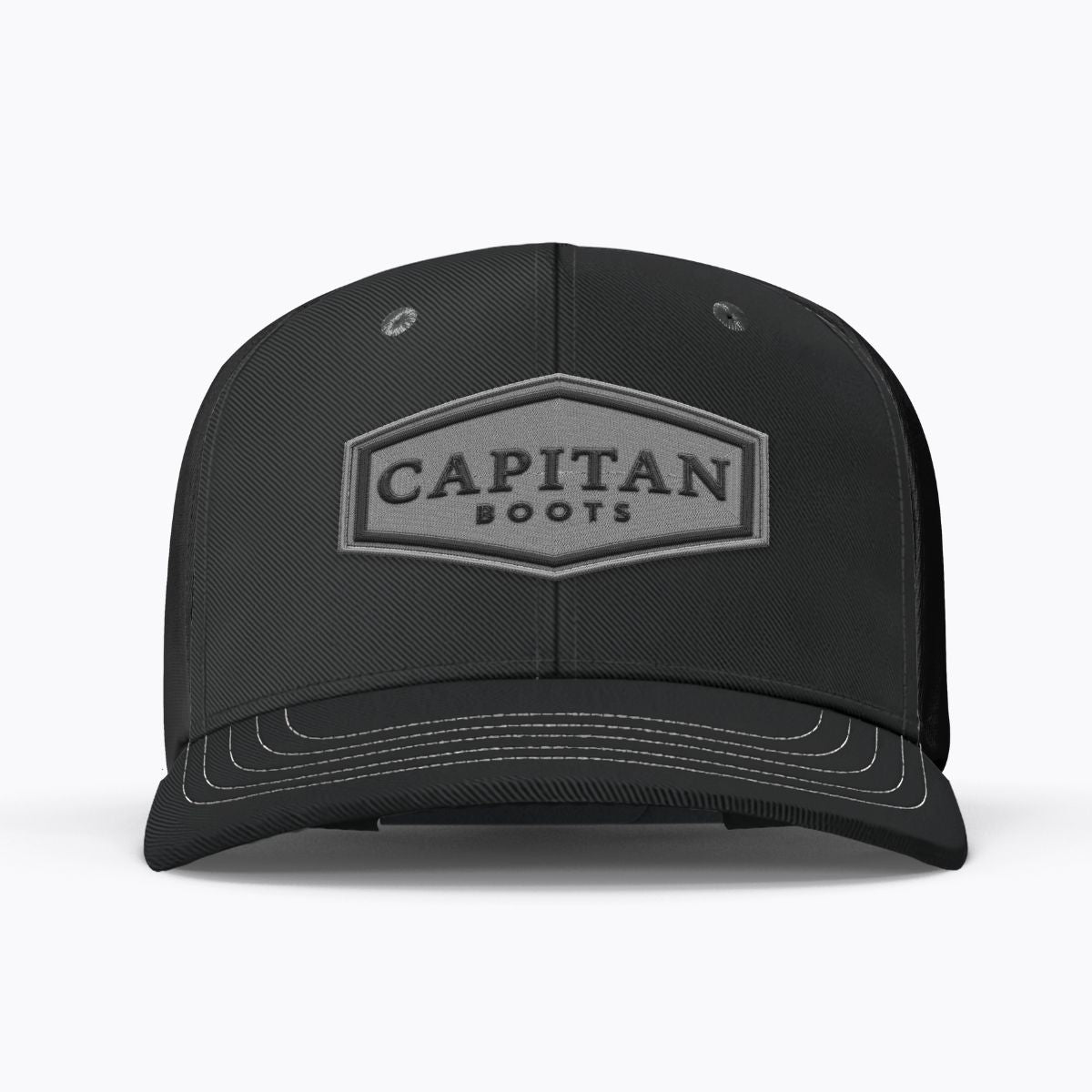 Patch Cap Black Cap - Capitan Boots