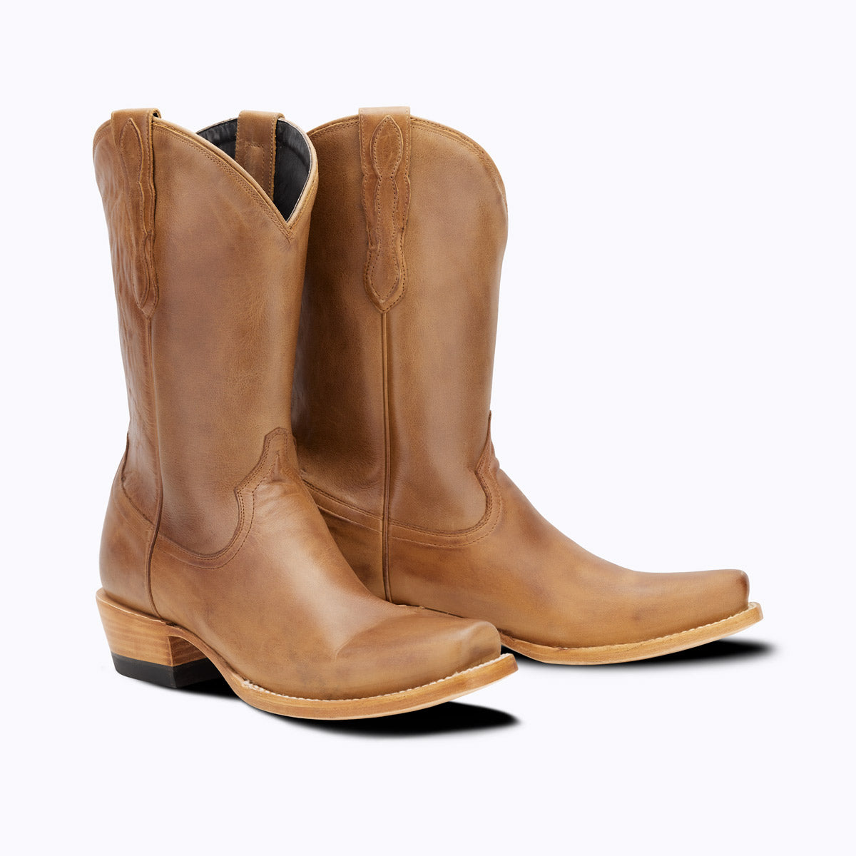 Tulsa Tan Cowboy Boot Cutter Toe Western Men's