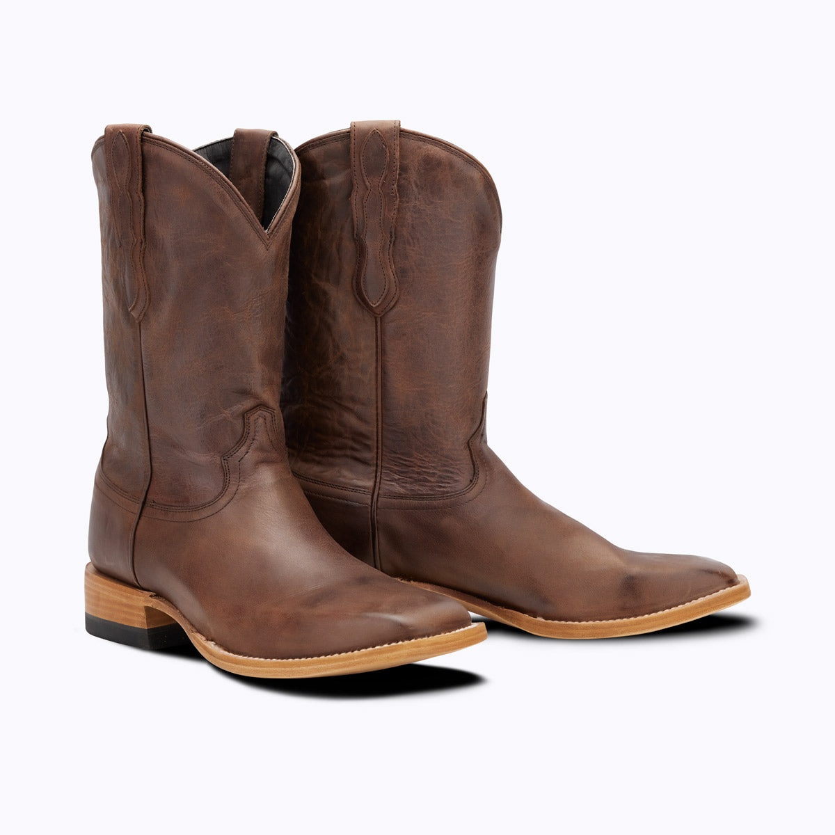 Tulsa Tan Cowboy Boot Cutter Toe Western Men's