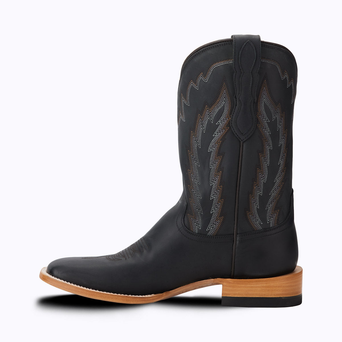 Houston - Matte Black Mens Western Boot - Capitan Boots