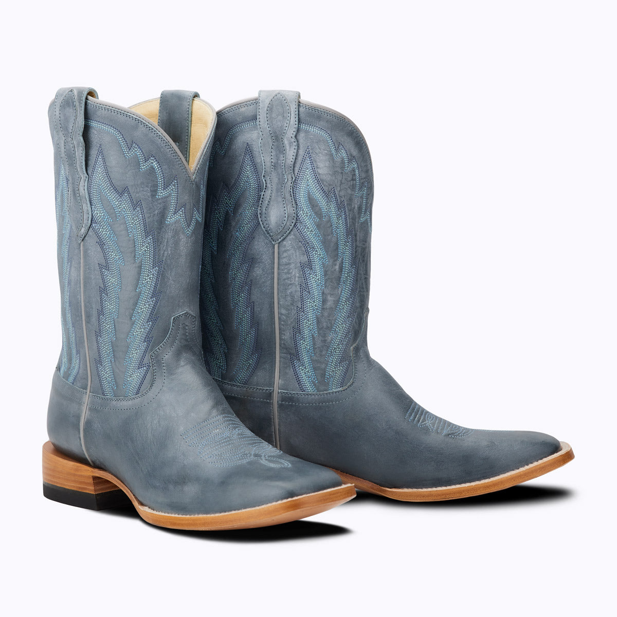 Mens blue cowboy boots best sale