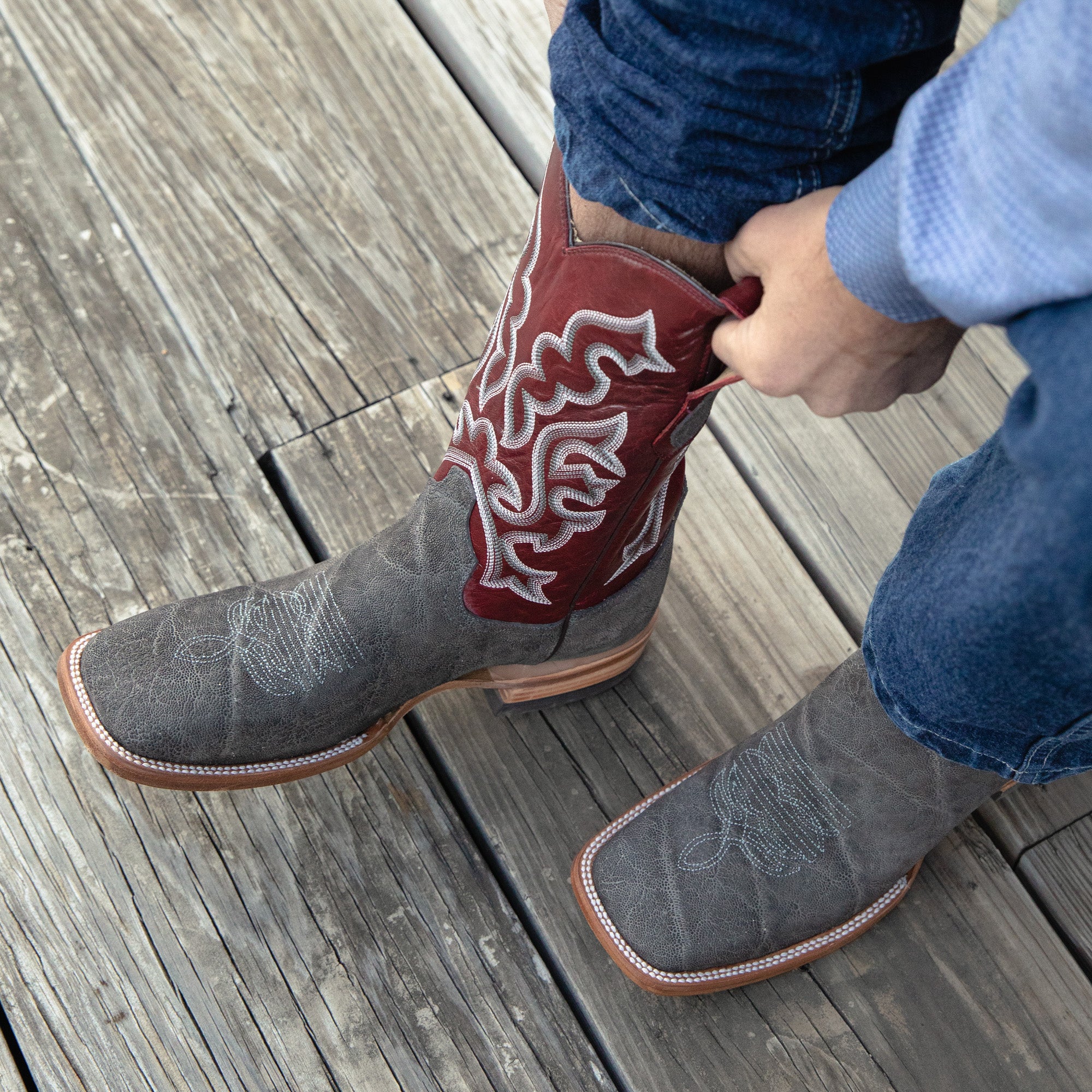 Jackson - Lampasas Edition Elephant Cowboy Boot - Capitan Boots