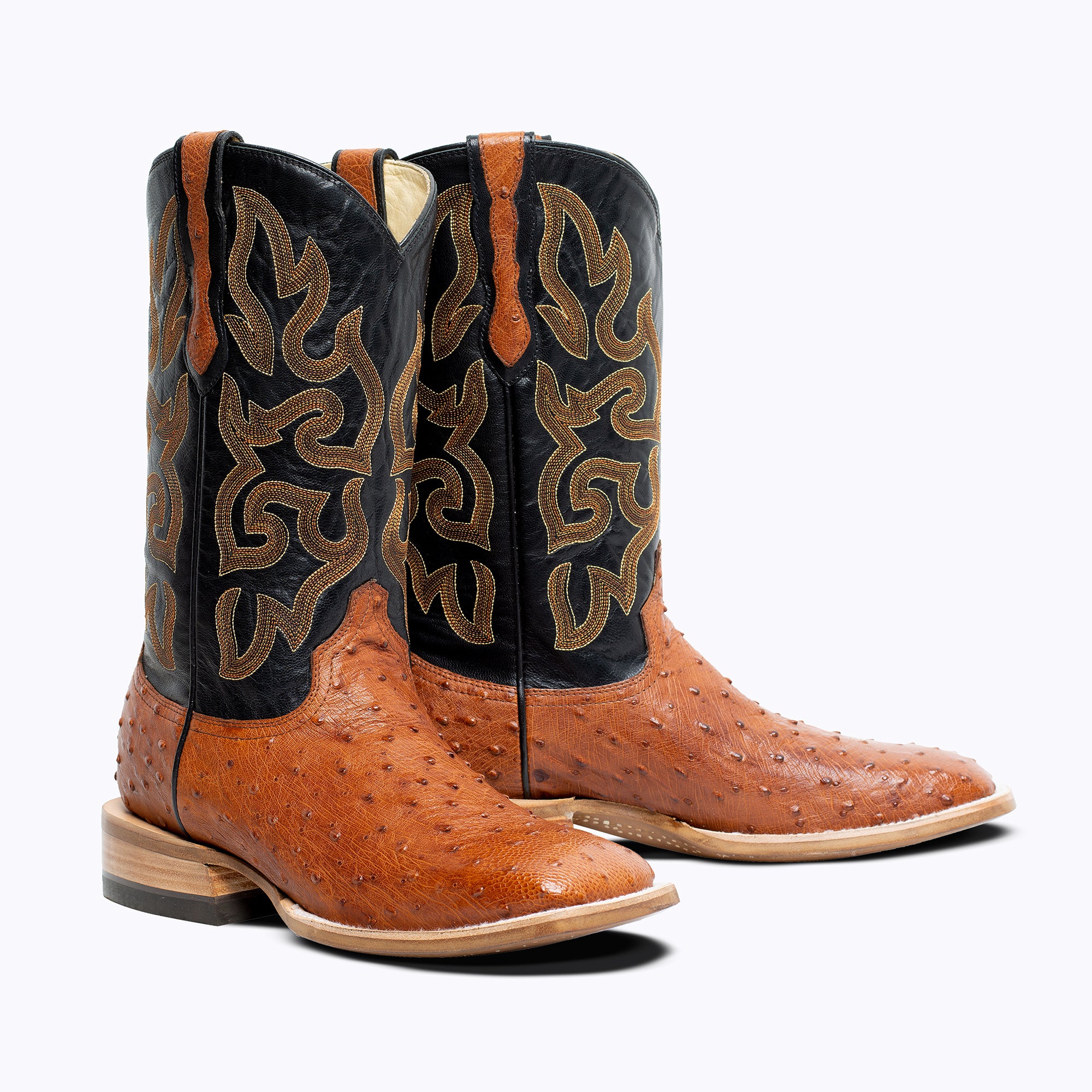 Telluride Ostrich Cowboy Boot - Capitan Boots