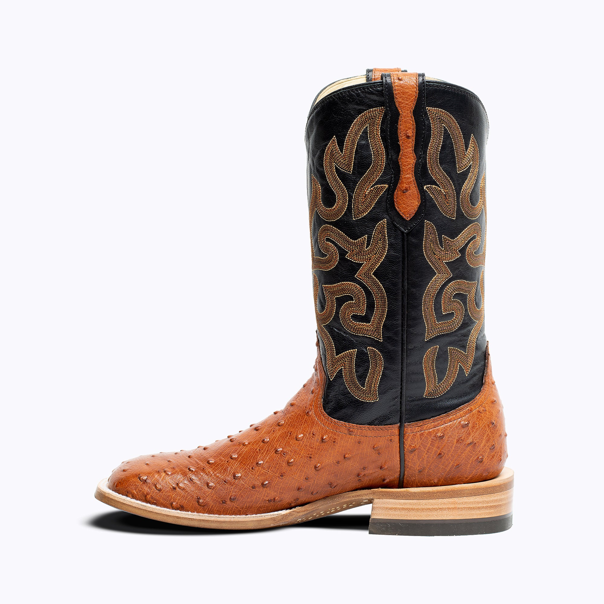 Telluride Ostrich Cowboy Boot - Capitan Boots