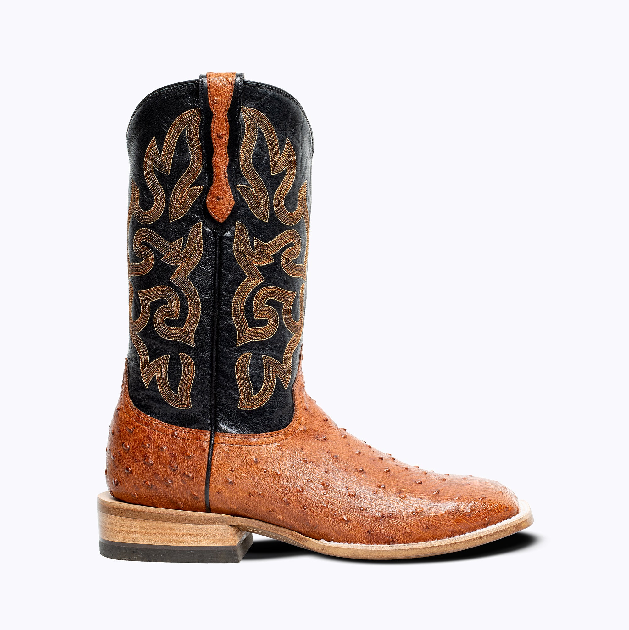 Telluride Ostrich Cowboy Boot - Capitan Boots