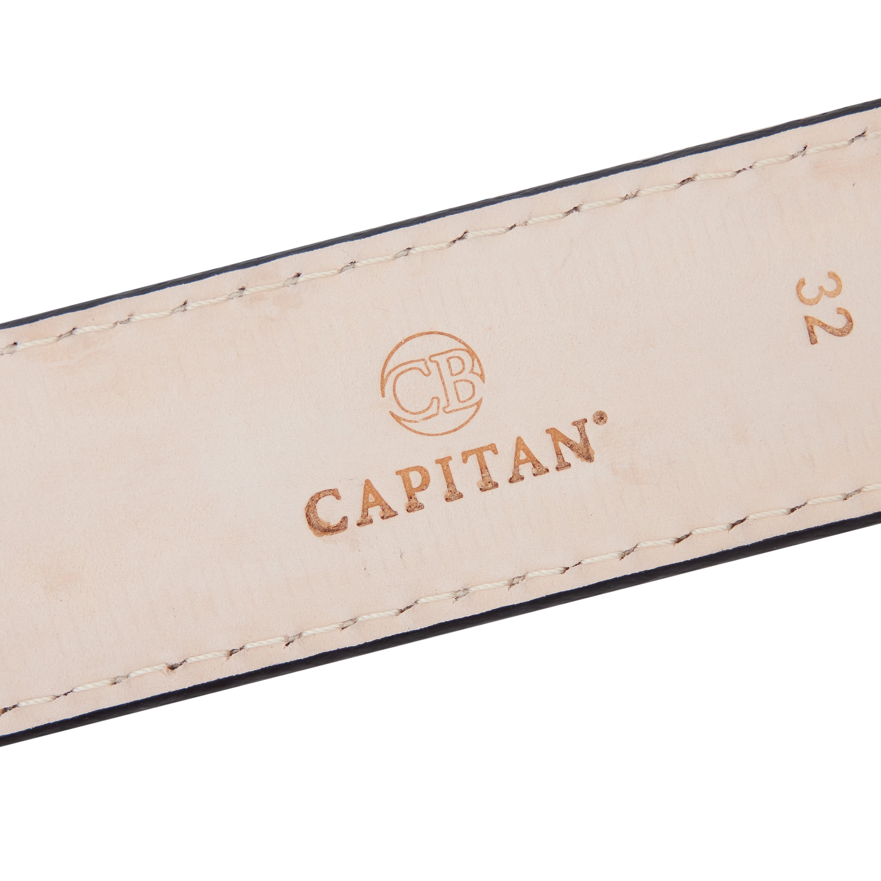 Capitan Men's Belt (Black)  - Capitan Boots