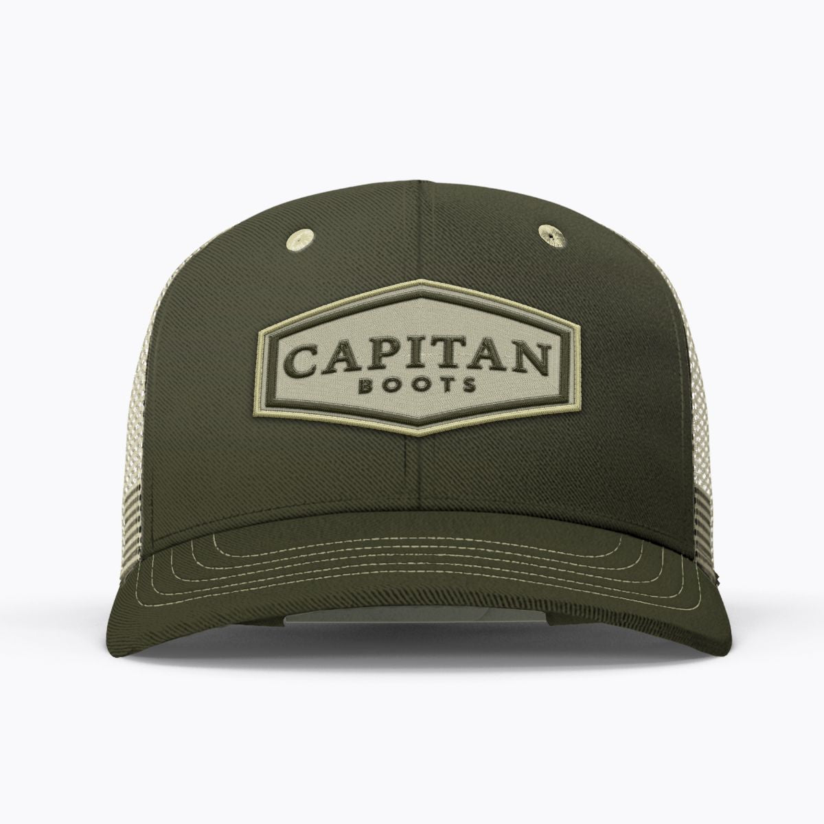 Patch Cap Olive Tan Cap - Capitan Boots