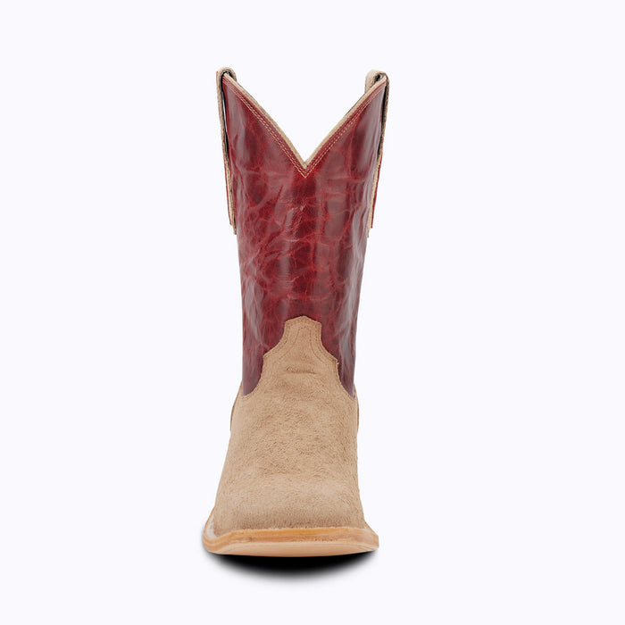 Jackson Red and Tan Cowboy Boot Wide Square Toe Western Men's