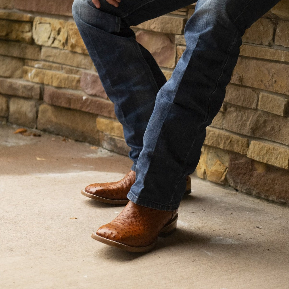 LaGrange Full Quill Ostrich Boot - Capitan Boots